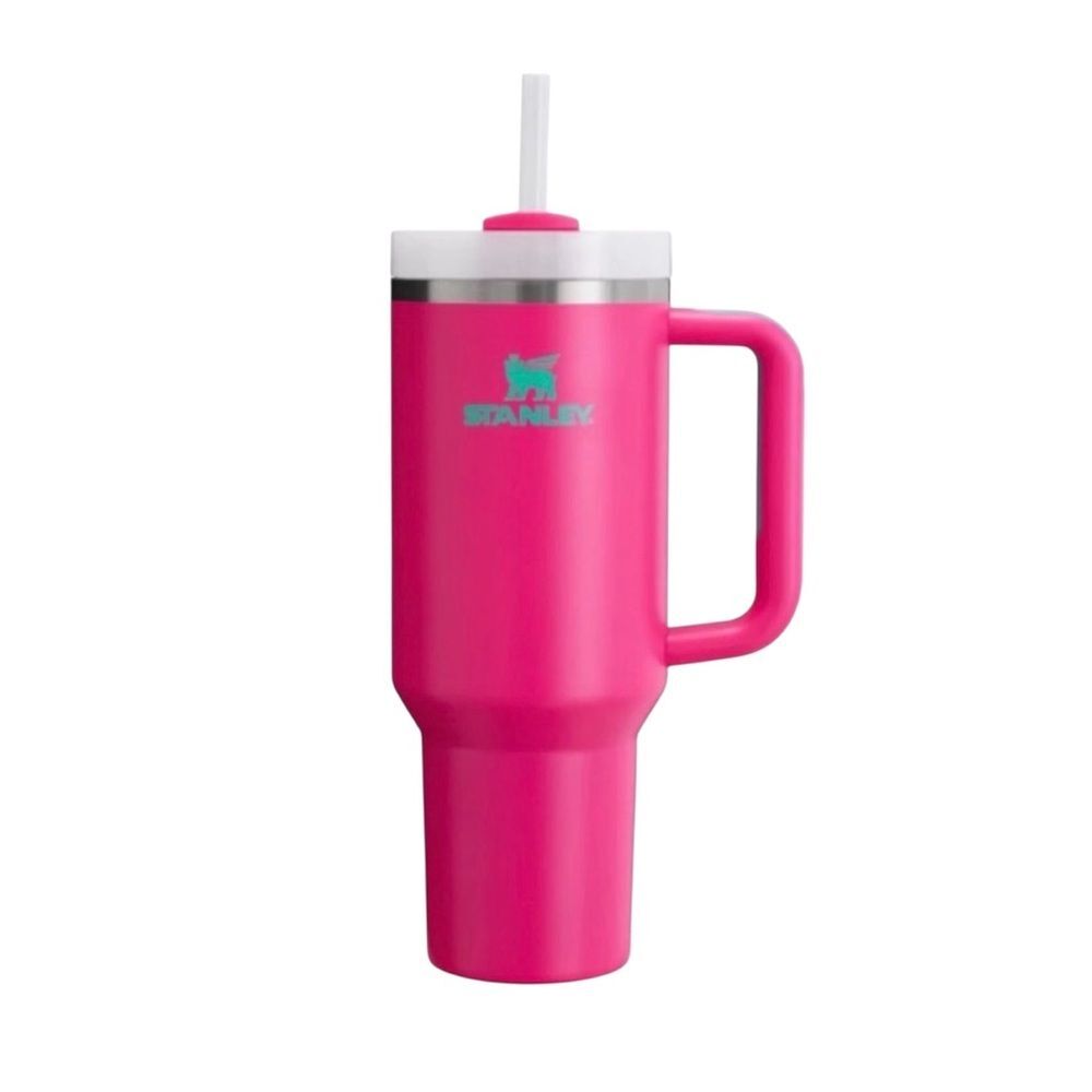 Stanley Quencher 40oz Passion Pink Insulated Water Bottle with Handle